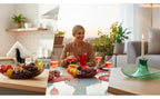 Perica Pomegranate Table Fruit Bowl, Modern Centerpiece with Quality Transparent Polycarbonate Design, Fruit Bowl Centerpiece with Napkin Holder or Candle Holder Slot