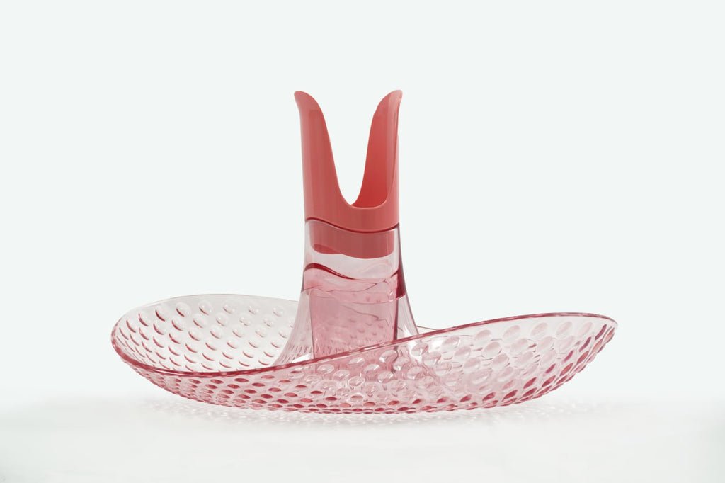 Perica Pomegranate Table Fruit Bowl, Modern Centerpiece with Quality Transparent Polycarbonate Design, Fruit Bowl Centerpiece with Napkin Holder or Candle Holder Slot