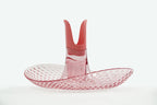 Perica Pomegranate Table Fruit Bowl, Modern Centerpiece with Quality Transparent Polycarbonate Design, Fruit Bowl Centerpiece with Napkin Holder or Candle Holder Slot