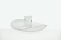 Perica Pomegranate Table Fruit Bowl, Modern Centerpiece with Quality Transparent Polycarbonate Design, Fruit Bowl Centerpiece with Napkin Holder or Candle Holder Slot