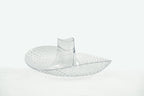 Perica Pomegranate Table Fruit Bowl, Modern Centerpiece with Quality Transparent Polycarbonate Design, Fruit Bowl Centerpiece with Napkin Holder or Candle Holder Slot